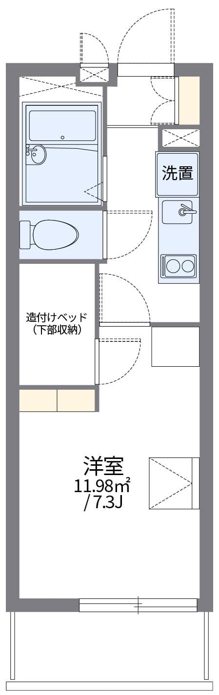 Preview floorplan of leopalace Saigawa