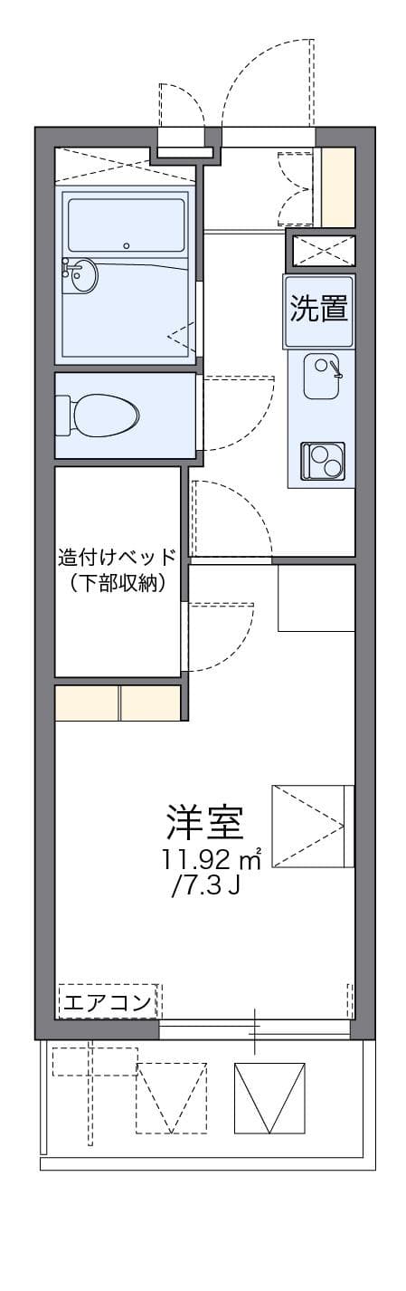 Preview floorplan of leopalace Sendan