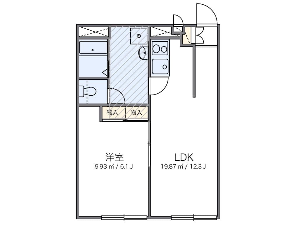 Preview floorplan of leopalace Kaneta