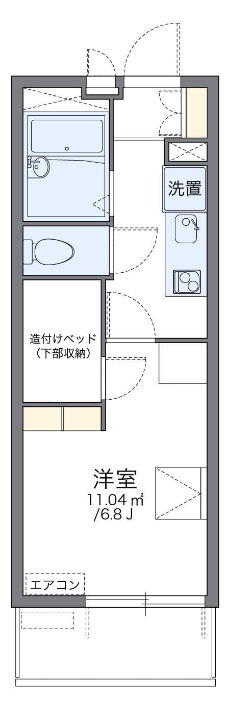 Preview floorplan of leopalace Tennodai