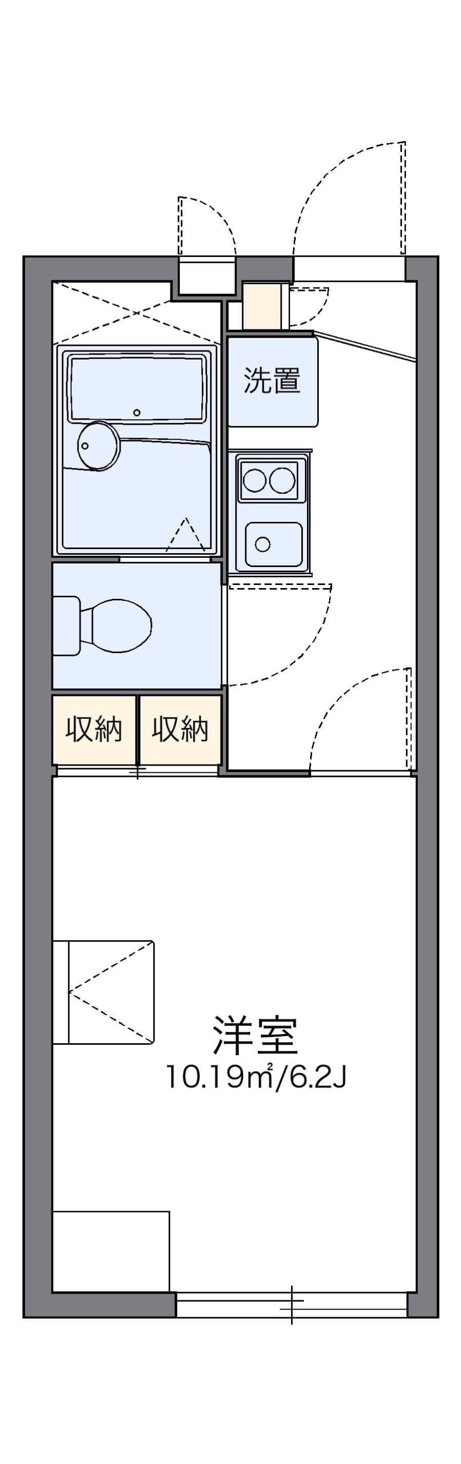 Preview floorplan of leopalace Hills Shimadai