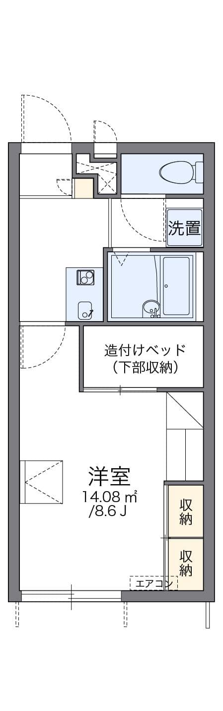 Preview floorplan of leopalace Aprikose