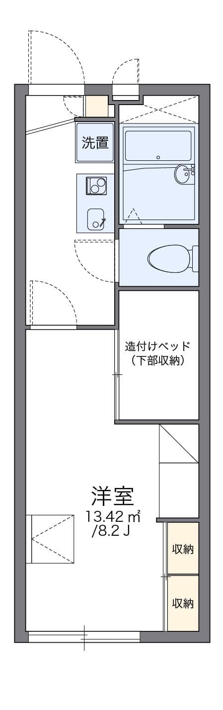 Preview floorplan of leopalace Nice Shichiku