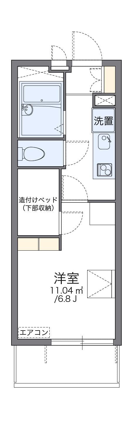 Preview floorplan of leopalace Hinata