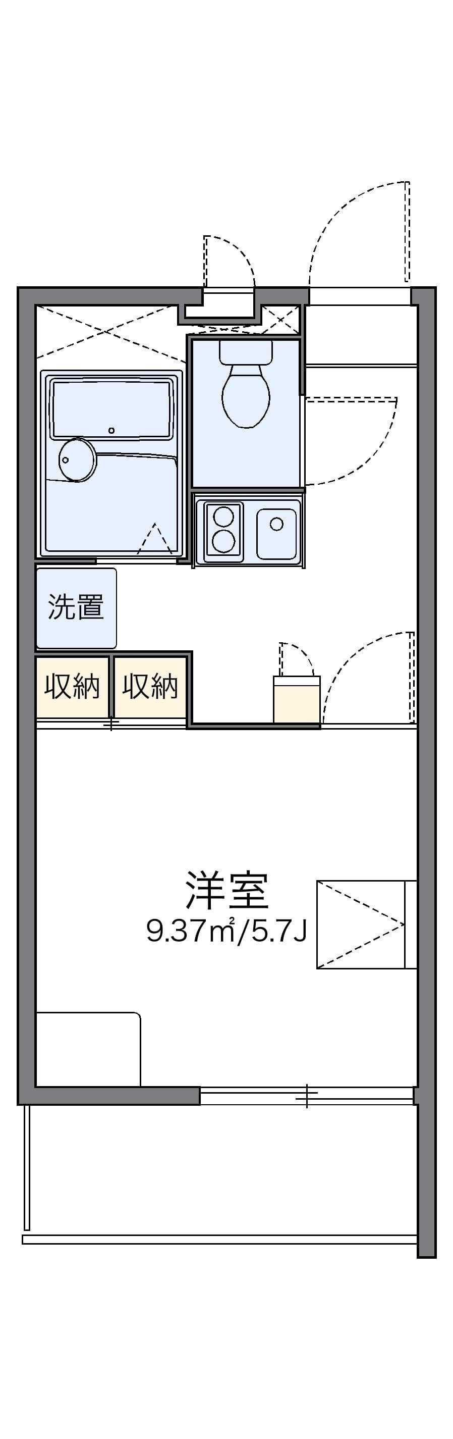 Preview floorplan of leopalace Hamura