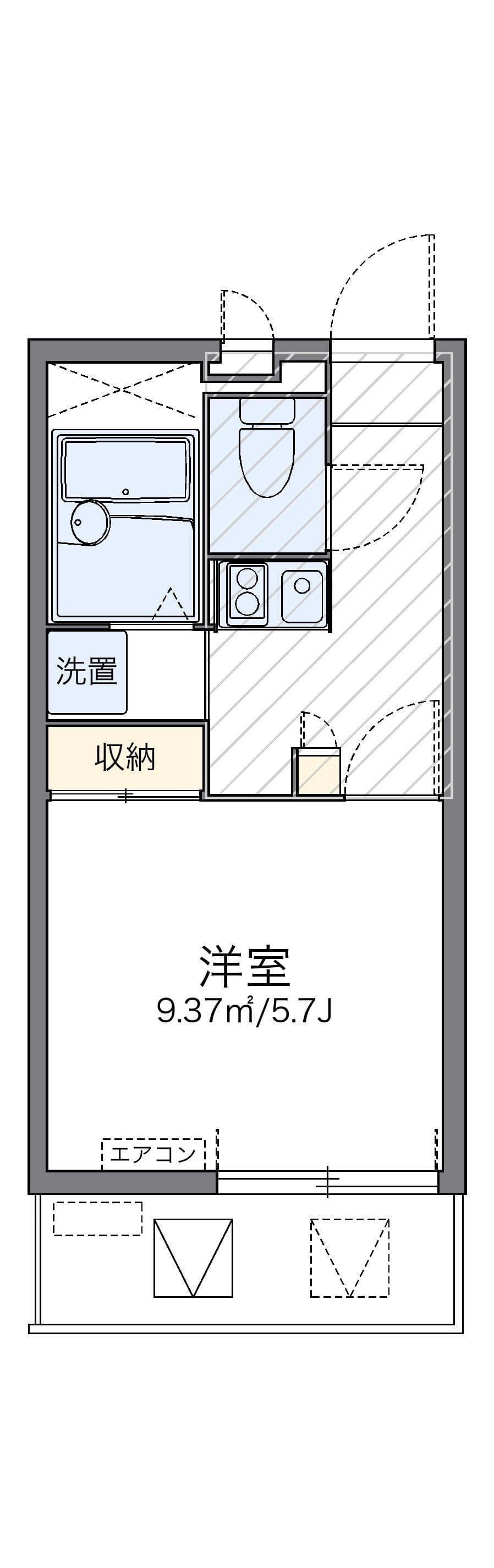 Preview floorplan of leopalace Honesty V