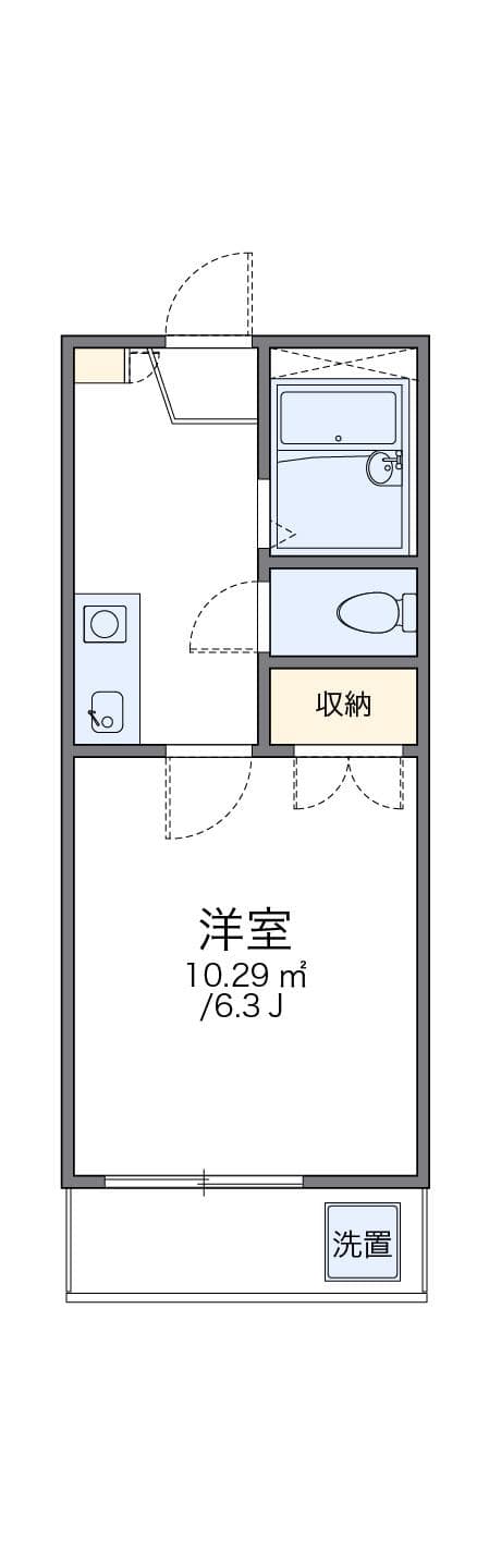 Preview floorplan of leopalace Morooka