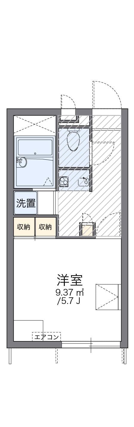 Preview floorplan of leopalace Celibate Nigawa