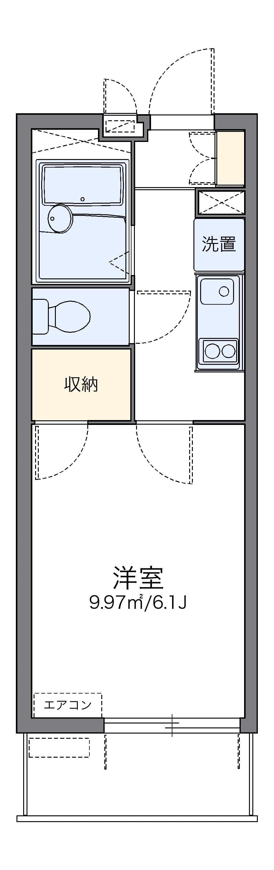 Preview floorplan of leopalace Nakagawa II