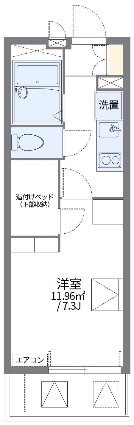 Preview floorplan of leopalace Utagawa