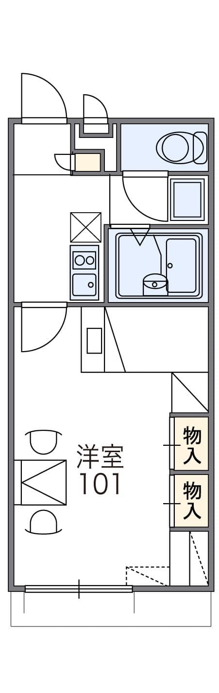 Preview floorplan of leopalace Harima II