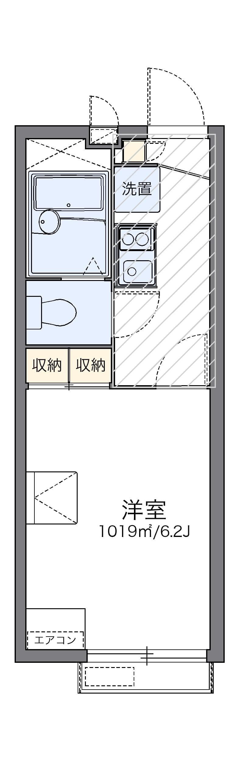 Preview floorplan of leopalace Mi Corpo Machiya 2