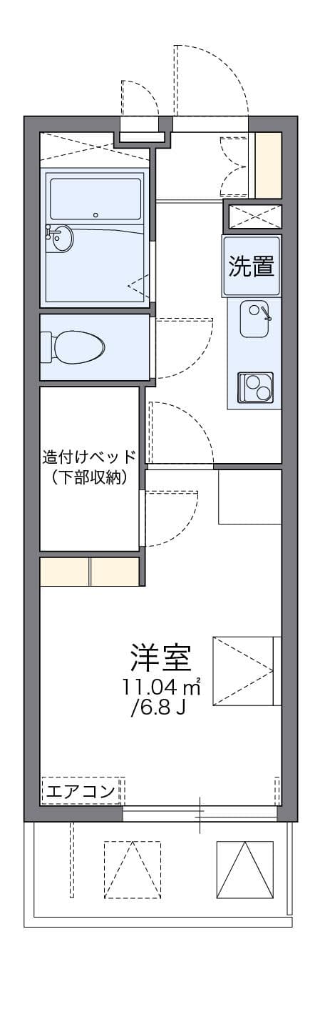 Preview floorplan of leopalace Hayase