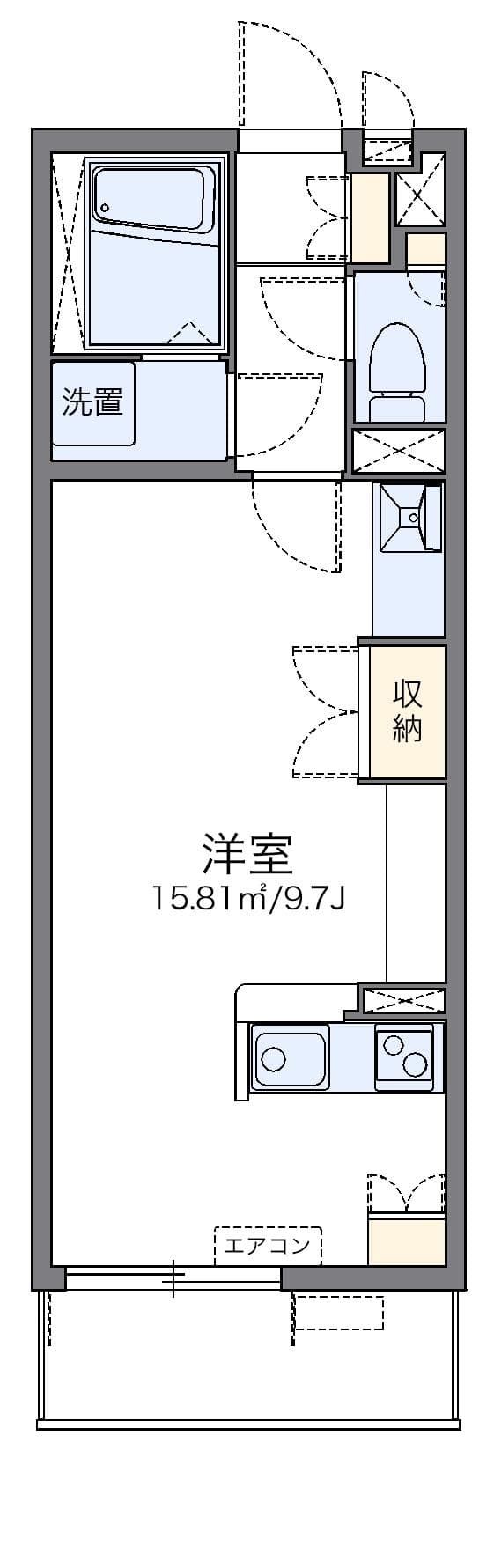 Preview floorplan of LEONEXT Tenjin Minami