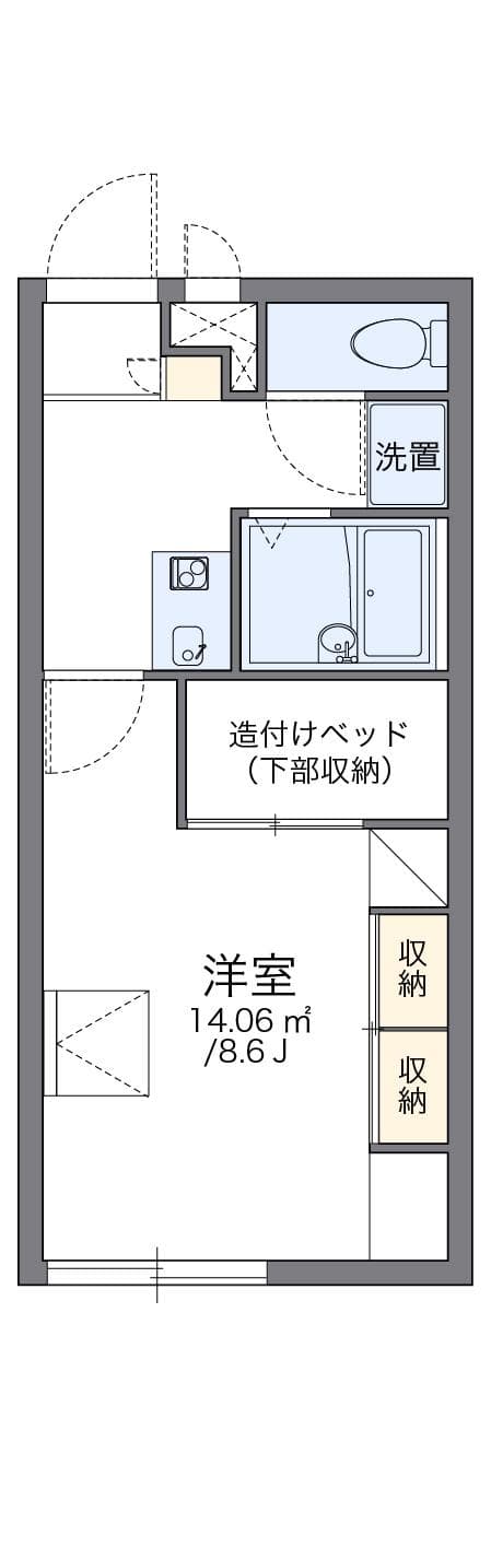 Preview floorplan of leopalace Urashi II