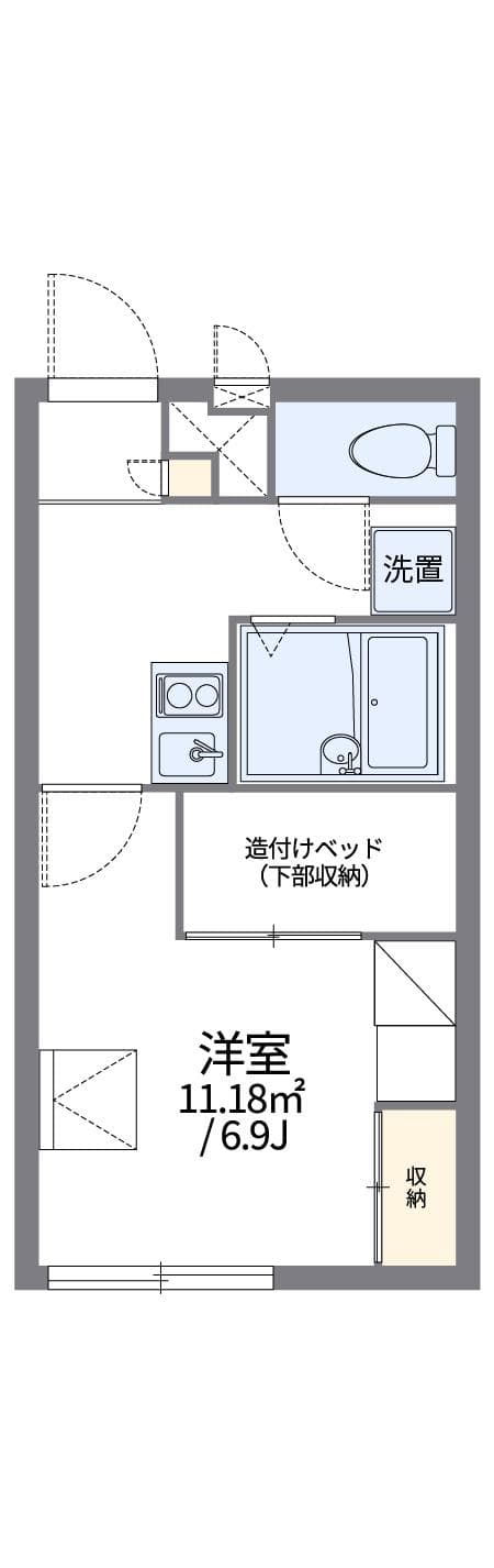 Preview floorplan of leopalace Himuro