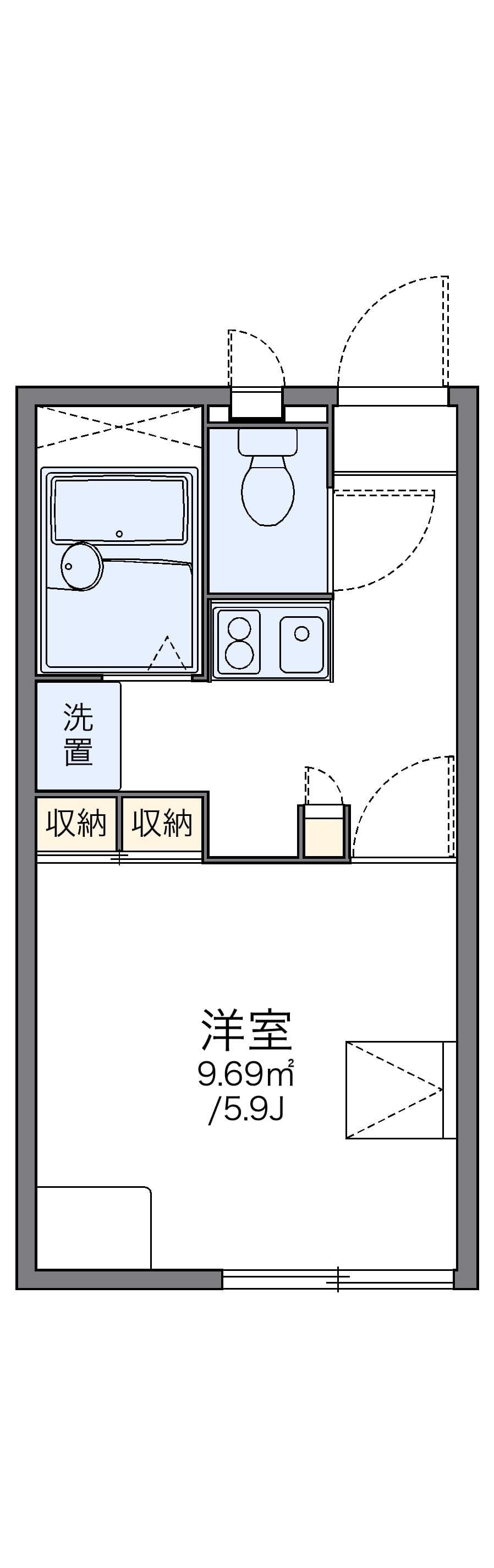 Preview floorplan of leopalace Otokanedai