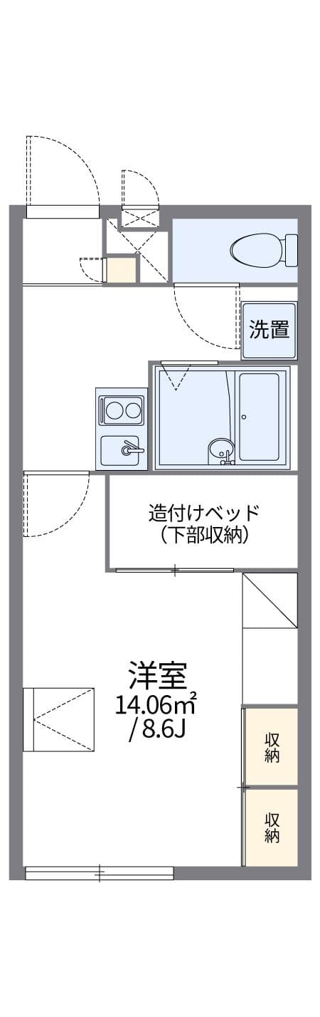 Preview floorplan of leopalace Bel Air Ichihara