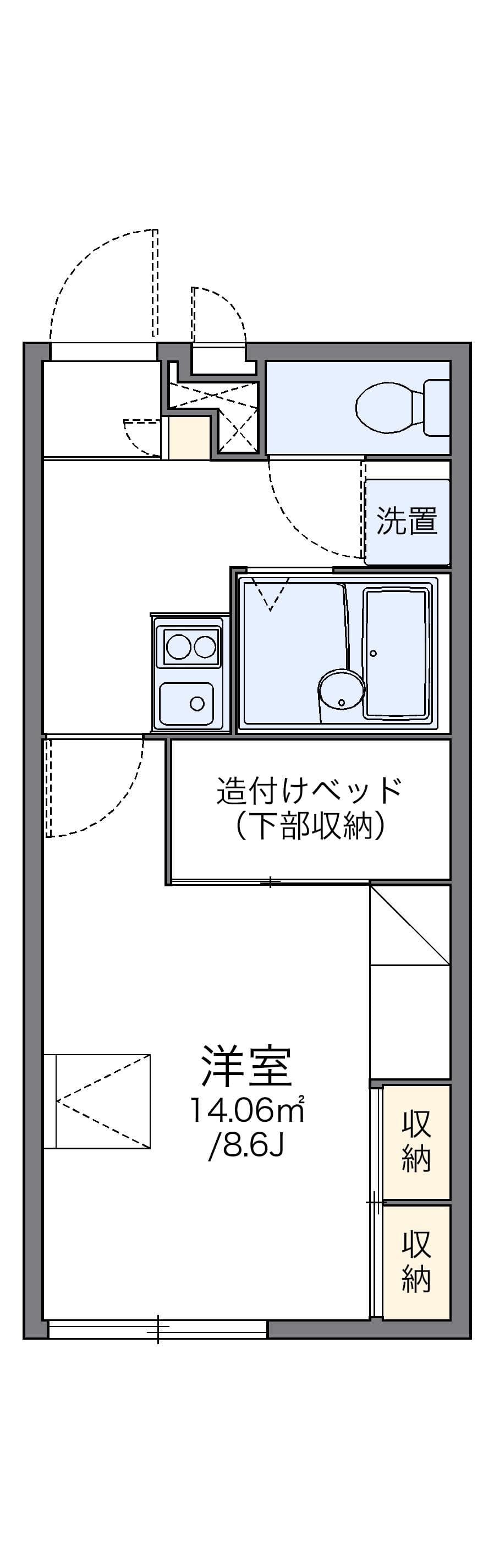 Preview floorplan of leopalace Misono A