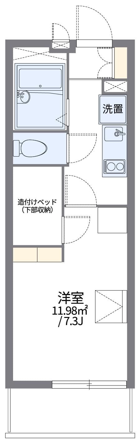 Preview floorplan of leopalace Libero Kurosaki