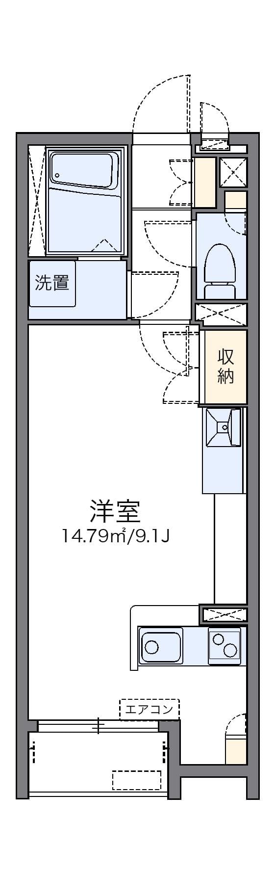 Preview floorplan of LEONEXT Prendre Minami Honmachi