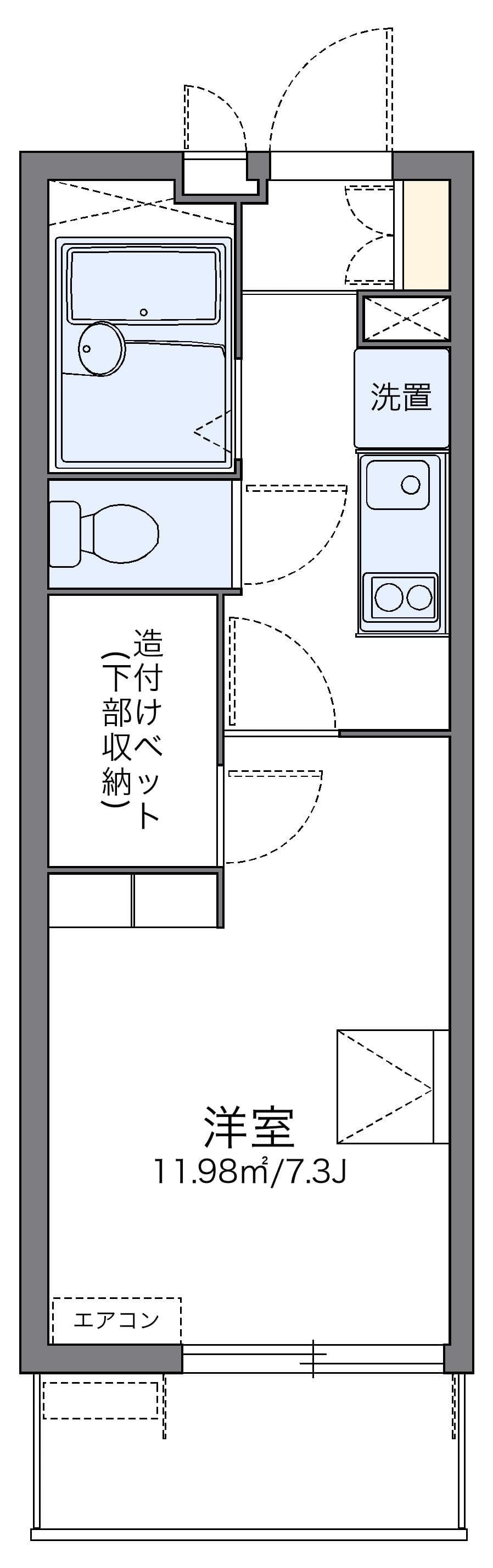 Preview floorplan of leopalace Akatsuki