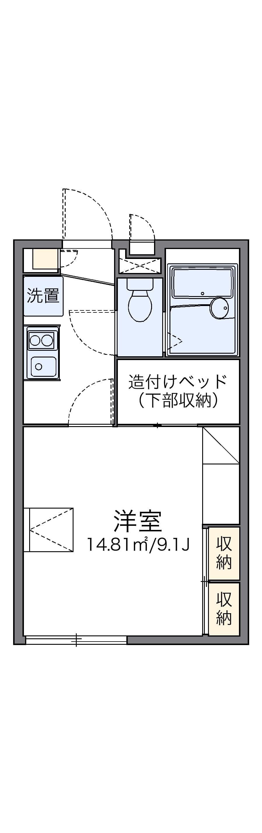 Preview floorplan of leopalace Miyashiro Teien II