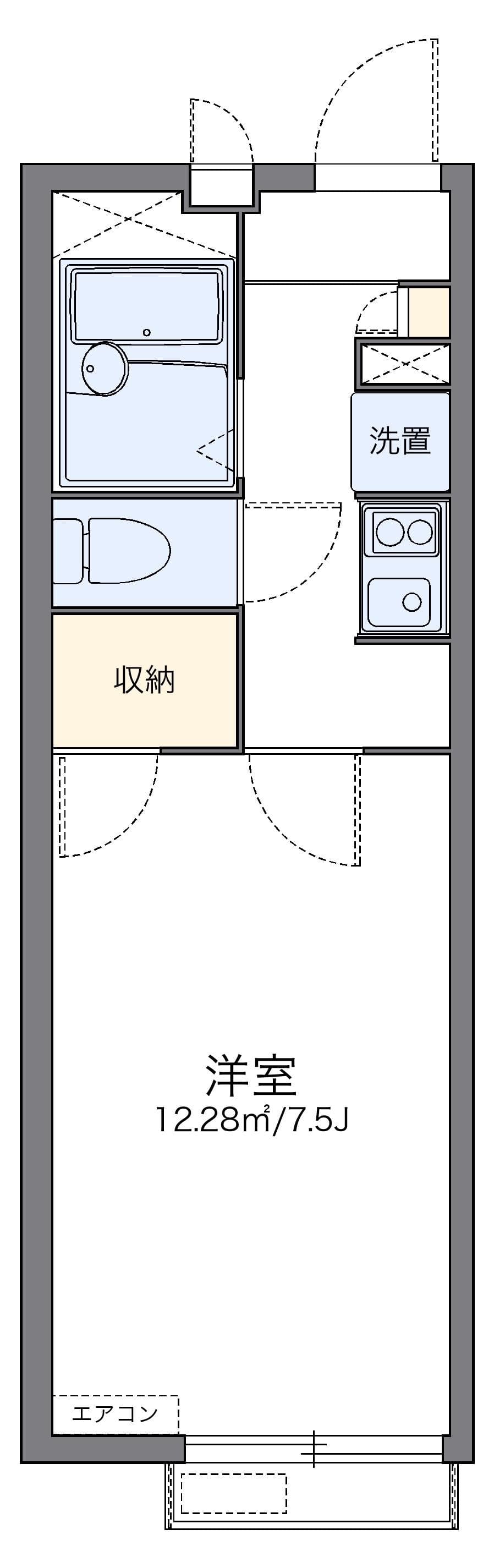 Preview floorplan of leopalace Merveille Izumi