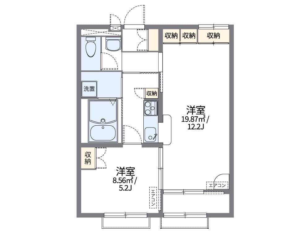 Preview floorplan of leopalace Seichi