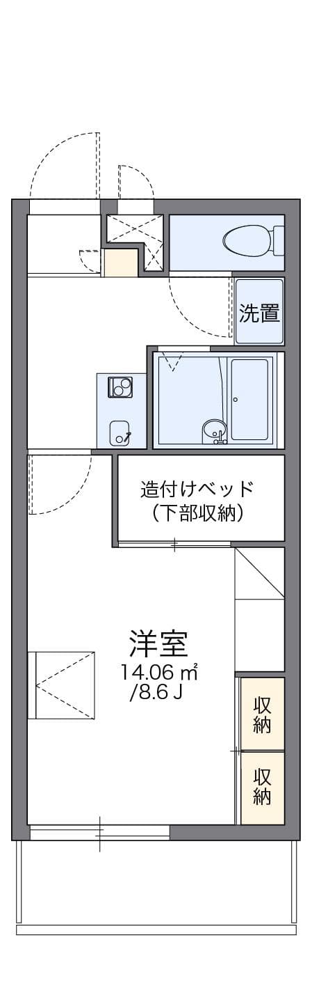 Preview floorplan of leopalace SUNRISE Minami Araki
