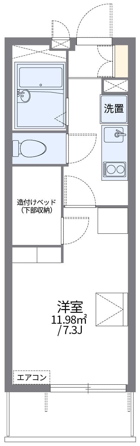 Preview floorplan of leopalace Hale Mareko