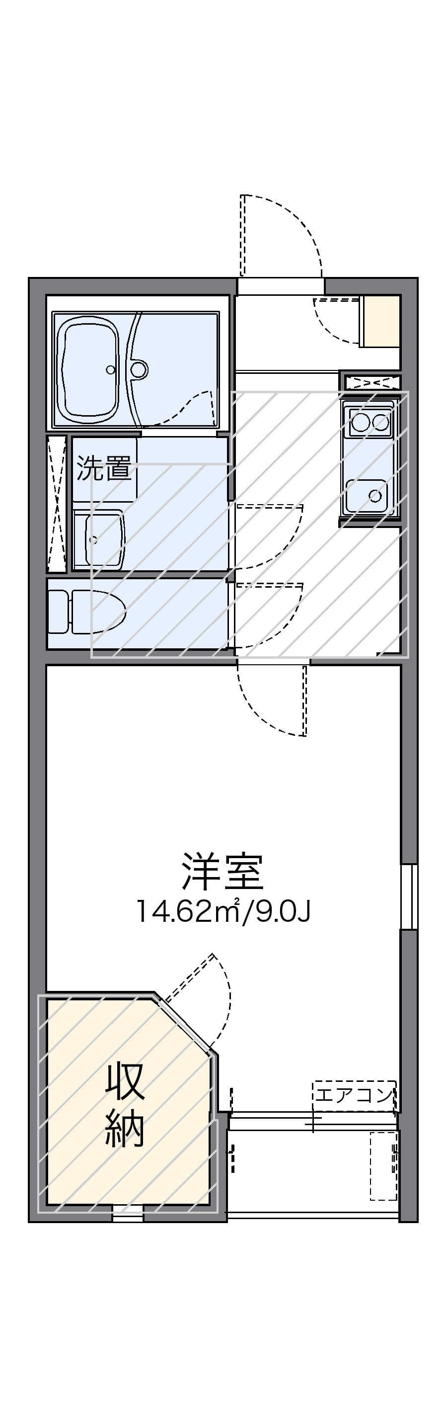 Preview floorplan of LEONEXT Kaku Kobayashi II