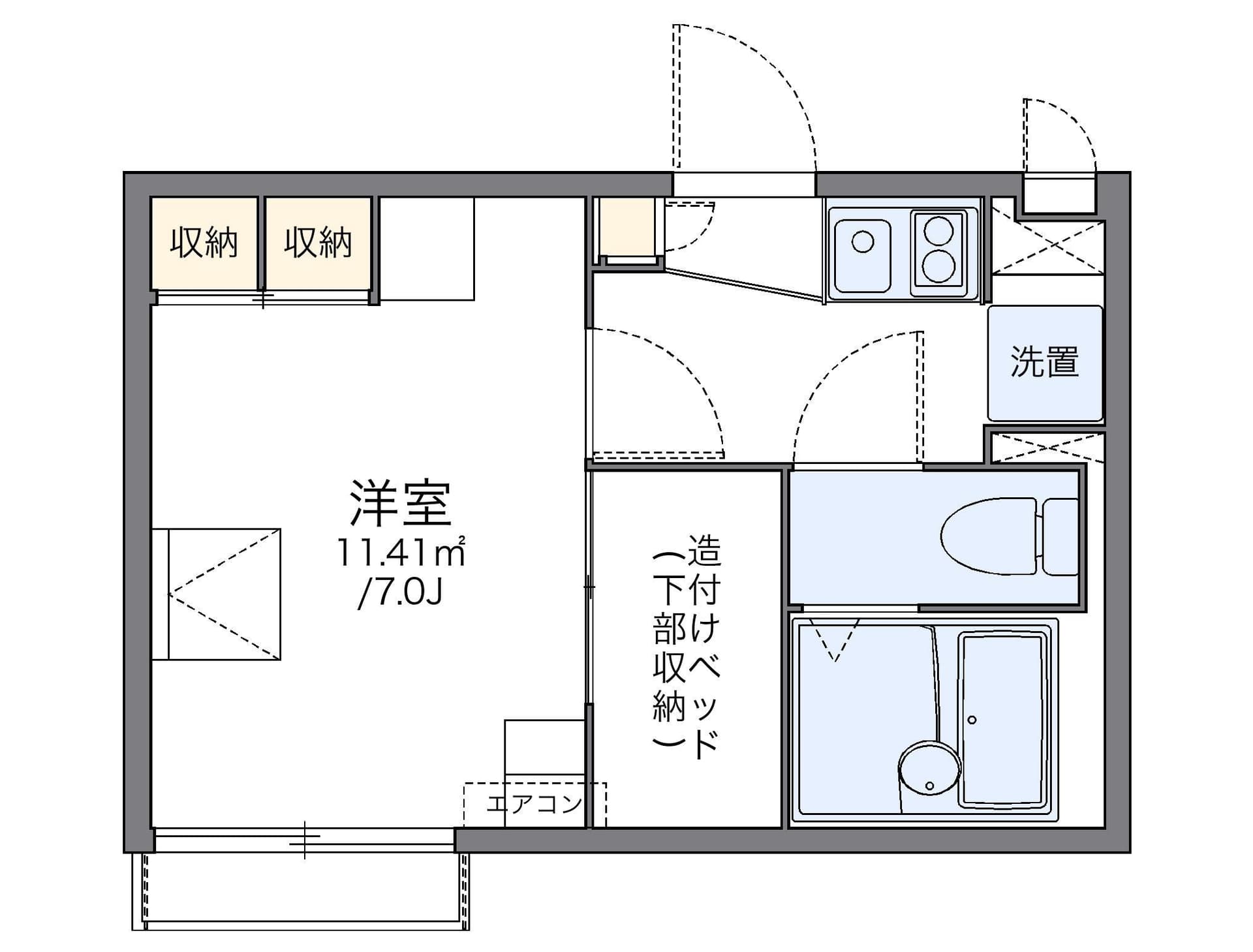 Preview floorplan of leopalace Progre Enbeta