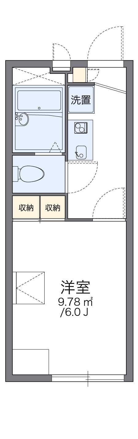 Preview floorplan of leopalace Tsuoka