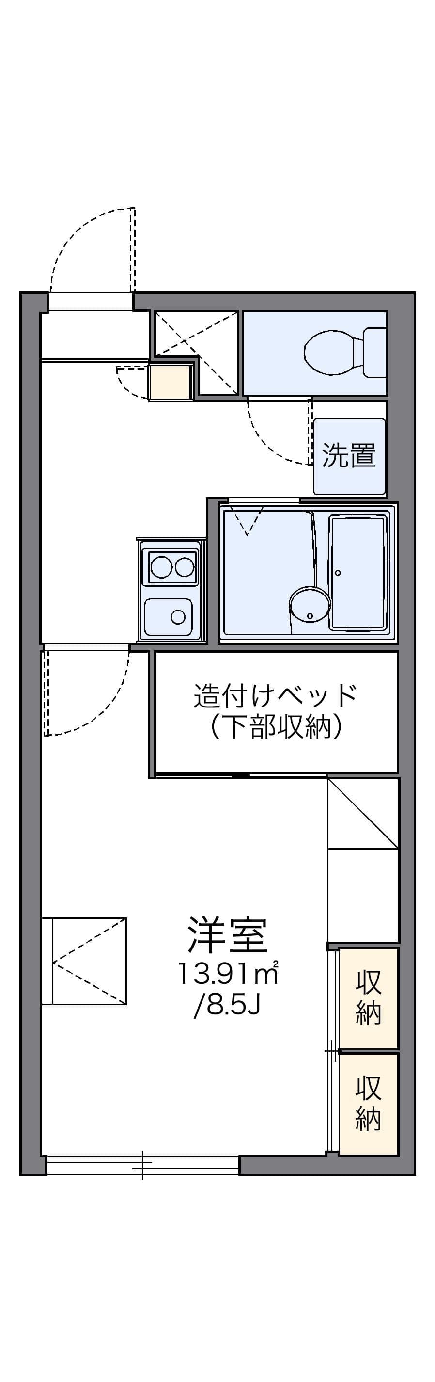 Preview floorplan of leopalace Misono Phoenix