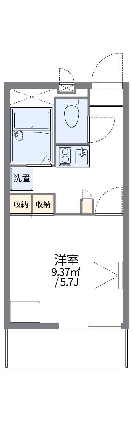 Preview floorplan of leopalace Darumaya