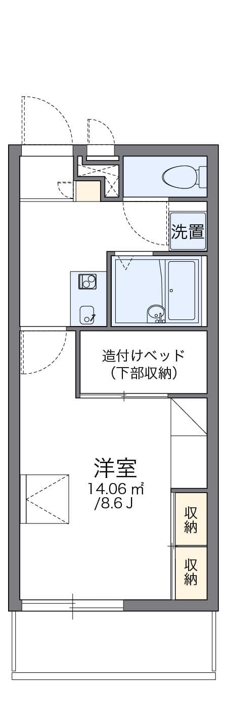 Preview floorplan of leopalace Shonan II