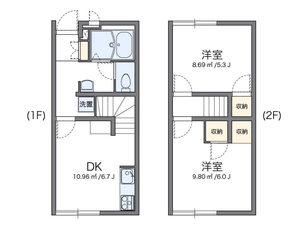 Preview floorplan of leopalace Shogoro Nibankan