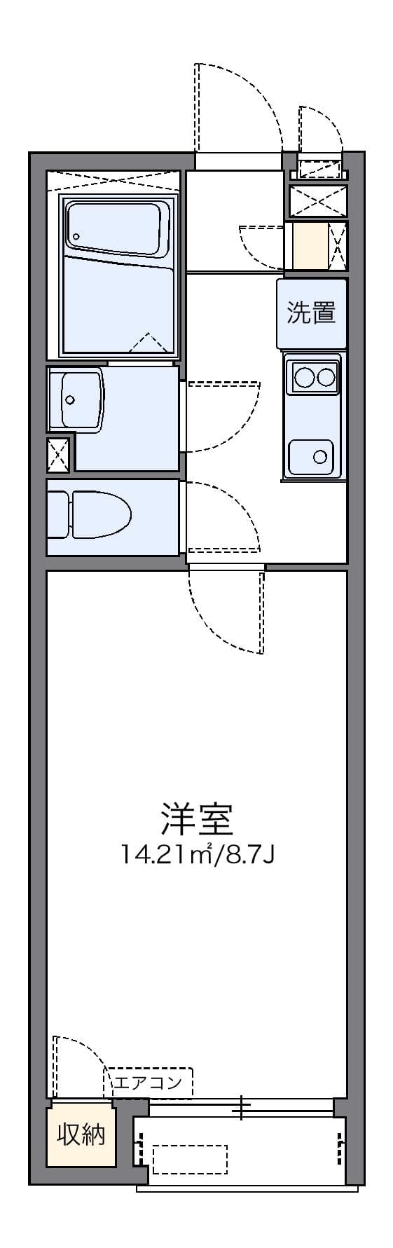 Preview floorplan of LEONEXT Kokubu Sunshine
