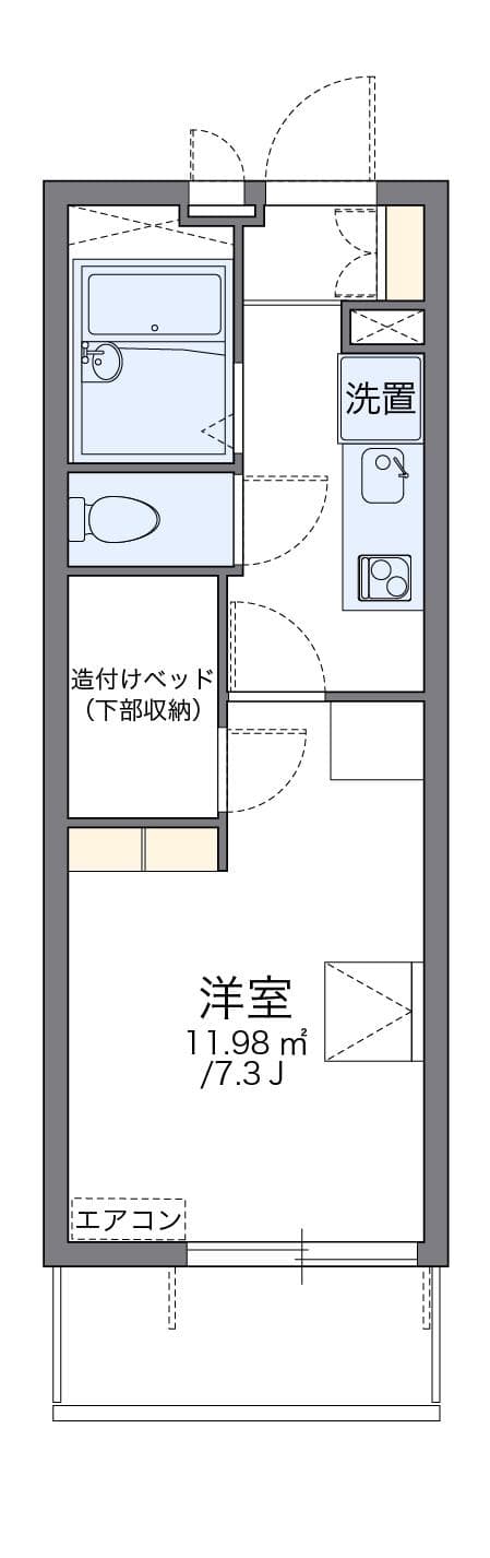 Preview floorplan of leopalace Honcho Ave