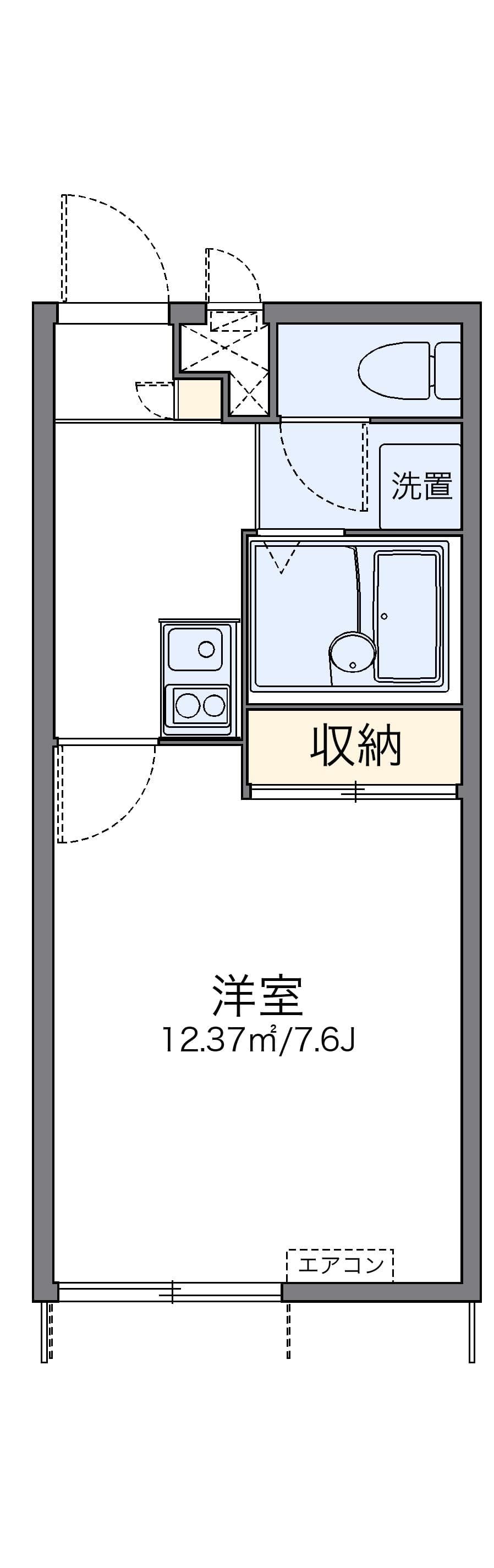 Preview floorplan of leopalace Kita Mikunigaoka