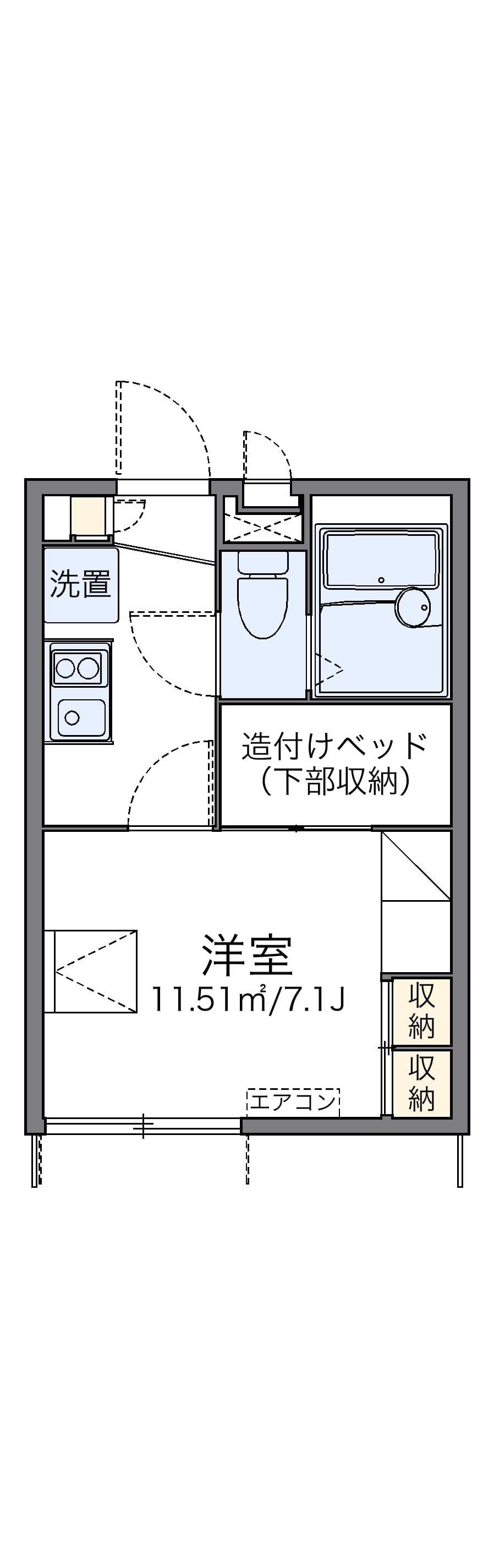 Preview floorplan of leopalace Koga