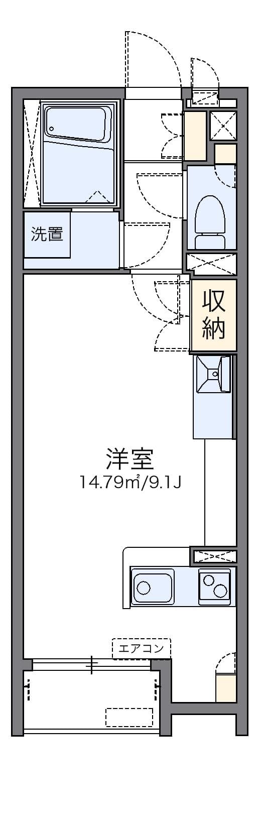 Preview floorplan of LEONEXT Liberty Komoda Nishi
