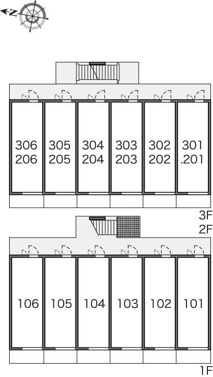 Preview interior of leopalace Hamadera Dot Kagayaki