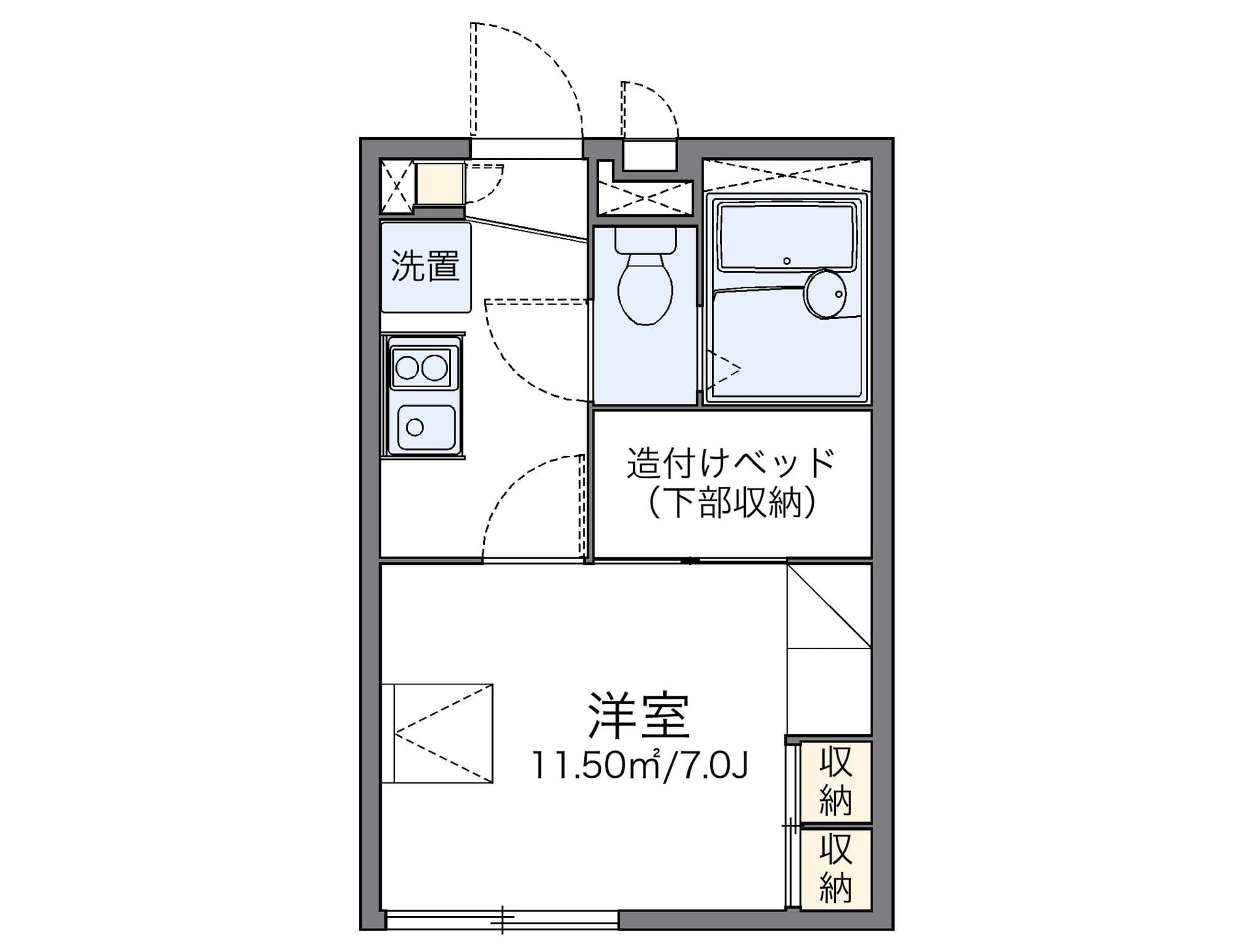 Preview floorplan of leopalace Yokota Residence