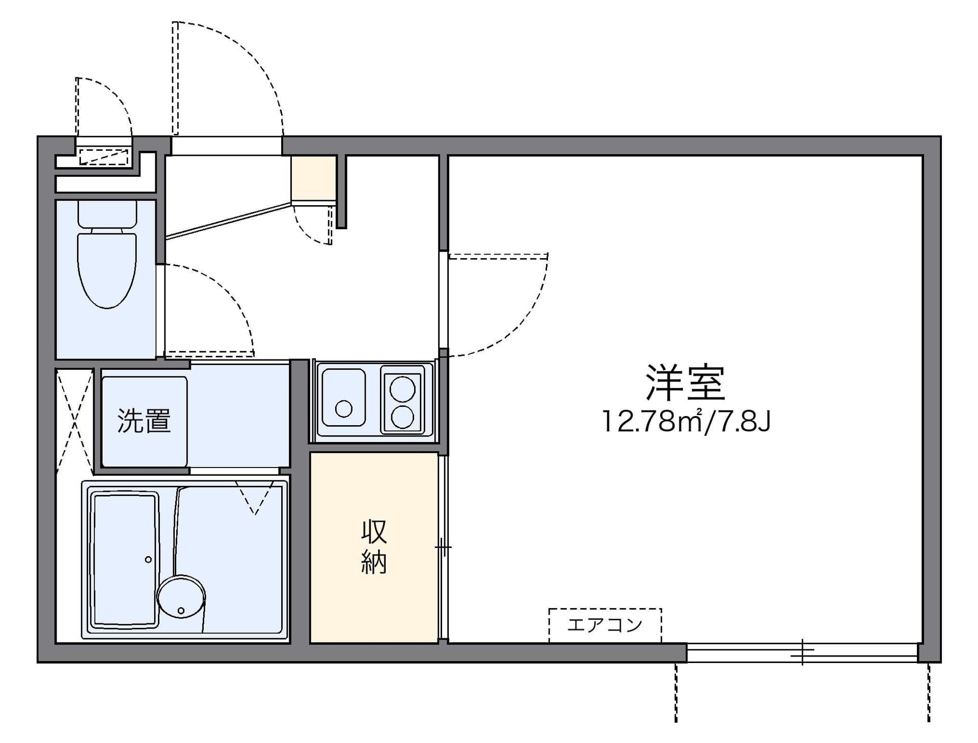 Preview floorplan of leopalace Ishidamori Minami