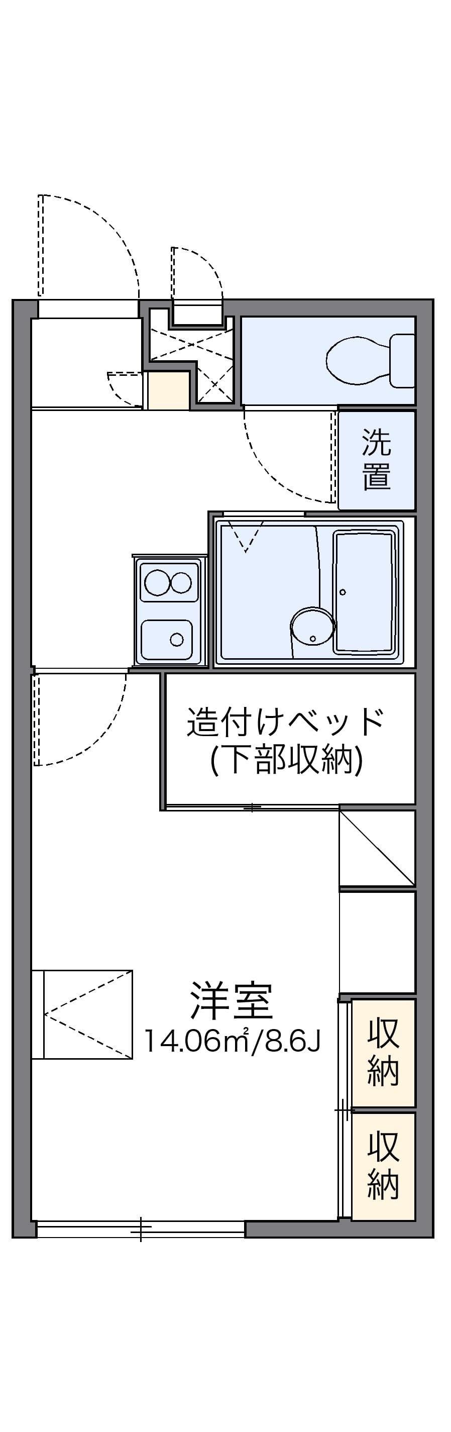 Preview floorplan of leopalace K-2