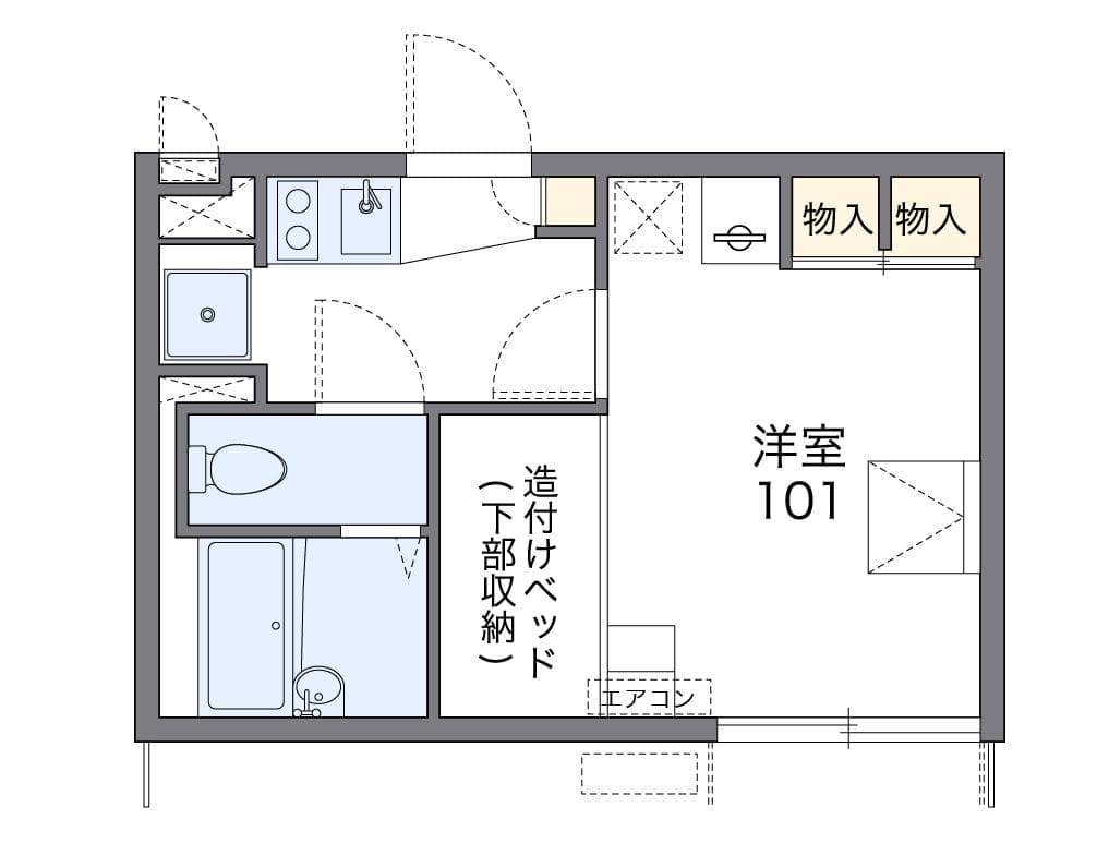 Preview floorplan of leopalace Itahara