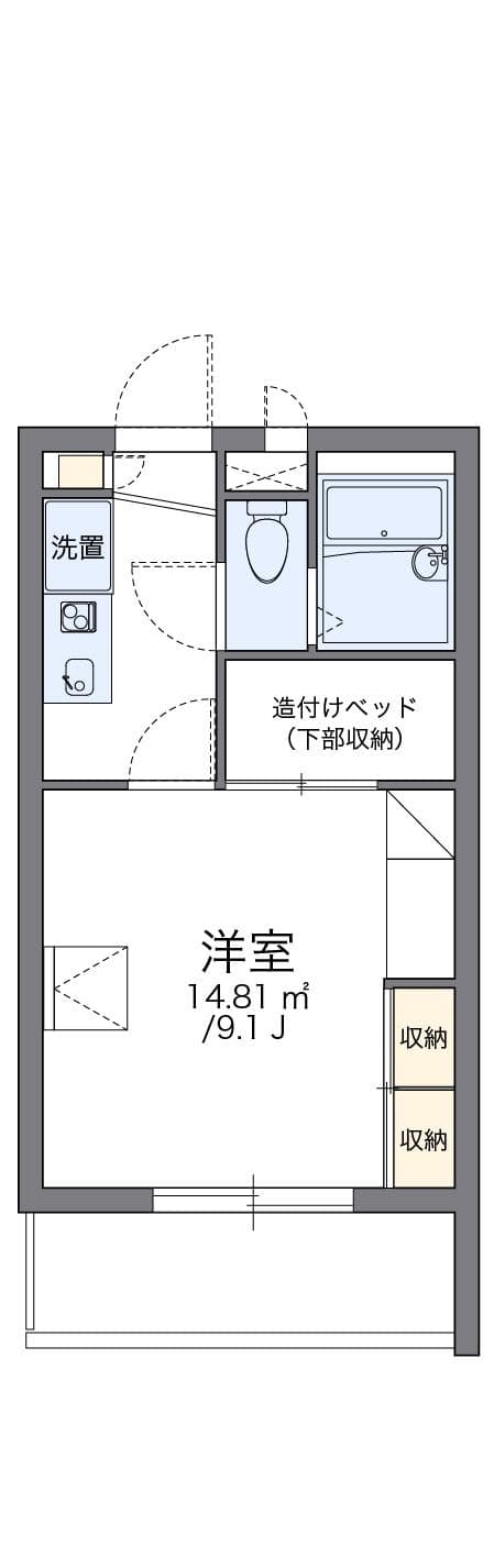 Preview floorplan of leopalace Kamido
