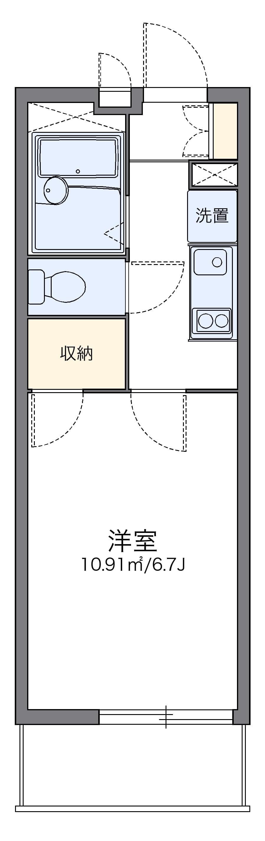 Preview floorplan of leopalace Motomiya Inter